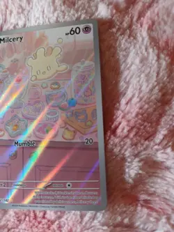 POKEMON Milcery 152/142 Stellar Crown Holo Illustration Rare Full Art - Image 3
