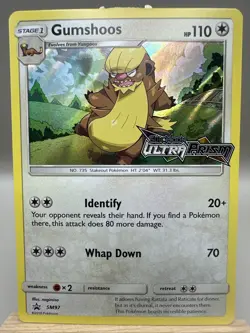 Pokemon GUMSHOOS SM97 (Stamped Prerelease Promo) Ultra Prism - NM/LP - Image 1
