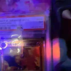 PSA 7 2000 Pokemon P.M. Japanese NEO 2 Charizard #006 Promo Reverse Foil - Image 4