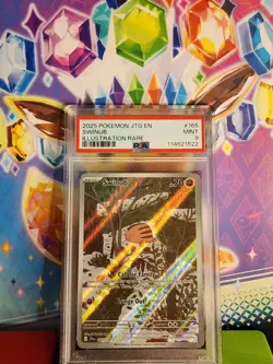 Pokemon Journey Together Swinub Holo Full Art Illustration Rare 165/159 Psa 9 - Image 1