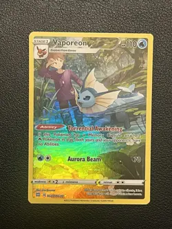 Vaporeon TG02/TG30 Brilliant Stars Trainer Gallery Pack Fresh 2022 Pokemon - Image 1