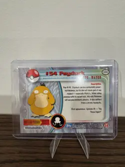 1999 Topps Pokemon TV Animation Edition Series 1 Psyduck #54 - Image 2
