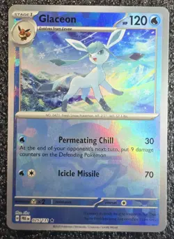 Pokemon TCG Glaceon Pokeball 25/131 Prismatic Evolutions 2025 NM - Image 2