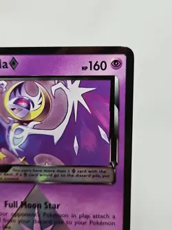 Lunala Prism Star 62/156 Sm-Ultra Prism Holo Pokemon - Image 3