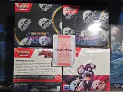 LOT OF 4 POKEMON SEALED BOOSTER BOX DESTINED RIVALS & PHANTASMAL FLAMES - Image 1