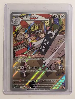Archaludon 155/142 - Pokemon Full Art Stellar Crown Illustration Rare - Image 1