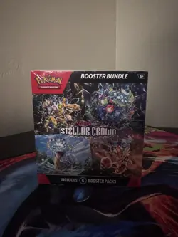 Pokemon TCG Stellar Crown Booster Bundle 6 Pack Factory Sealed - Image 1