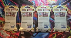Pokemon: Lost Origin - Sleeved Booster Packs Full Art Set of 4 Sealed - Image 2