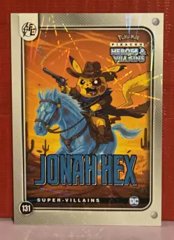 Jonah Hex Glitter Holo Heros & Villains Flash Edition Pokemon - Image 1