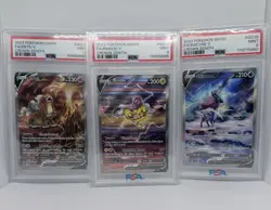 Pokemon Suicune Raikou Entei V Crown Zenith GG36, 38, 41 SWSH PSA 9 TRIO - Image 1
