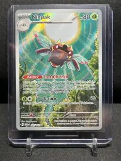 Ninjask 137/132 IR Illustration Rare Holo Pokemon 2025 Mega Evolution NM - Image 1