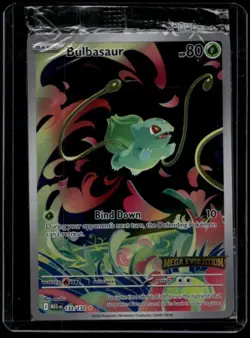 Pokemon TCG Bulbasaur 133/132 Mega Evolution Stamped Sealed NM - Image 1