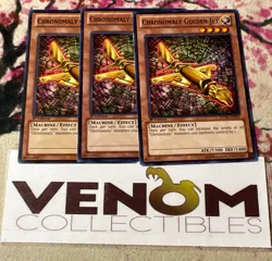 3x (LP) - Chronomaly Golden Jet - REDU-EN011 - Common - 1st Edition YuGiOh - Image 1