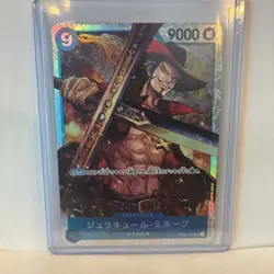 ONE PIECE Card Dracule Mihawk OP01-070 SR – Japanese – NM - Image 1