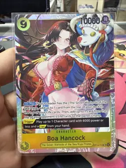 Boa Hancock OP14-112 SR The Azure Sea’s Seven Foil One Piece TCG English - Image 1