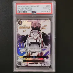 Bandai One Piece My Era...Begins!! OP09-096 Alt Art Foil Rare PSA 10 Blackbeard - Image 1