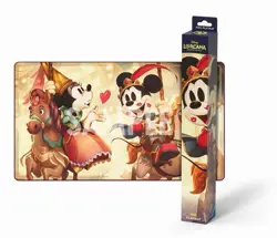 Disney Lorcana TCG Foil Mickey & Minnie Mouse Playmat Non-Slip Backing sealed - Image 2