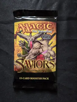 WOTC MTG Saviors of Kamigawa, English, Sealed Booster Pack from 2005, 15 cards - Image 1