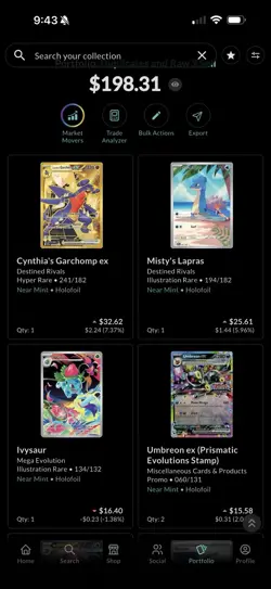 Pokemon Card Lot w/ Garchomp ex, Misty’s Lapras, Ivysaur, x2Umbreon ex, x2graded - Image 1