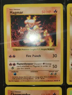 Vtg 1999 WOTC Pokemon 8 Card Lot Base Set Shadowless Drowzee Charmander Ghastly - Image 2