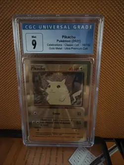 Pikachu - (Celebrations Metal Card) 058/102 Miscellaneous Cards & Products Holo - Image 1