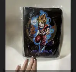Dragon Ball Z Card Holder Zip up binder New Sealed - Image 1