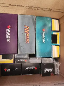 1000 Near Mint MTG Magic the Gathering Card Lot with Unsearched VIntage and Holo - Image 1