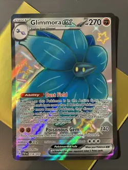 Glimmora EX 218/091 Paldean Fates S&V Full Art Holo Pokemon Card Near Mint - Image 1