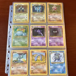 Pokemon TCG 1999 Base set 36 cards Bundle Vintage Holo Rare Binder Collection - Image 1