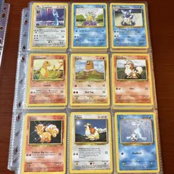 Pokemon TCG 1999 Base set 36 cards Bundle Vintage Holo Rare Binder Collection - Image 3