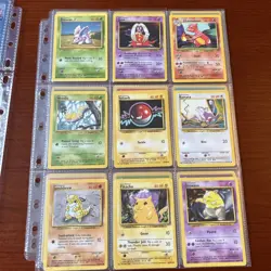 Pokemon TCG 1999 Base set 36 cards Bundle Vintage Holo Rare Binder Collection - Image 5