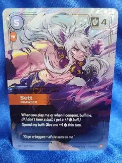 Riftbound Sett - Brawler Card 232*/221 Overnumbered Signature - Image 1