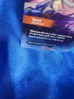 Riftbound Sett - Brawler Card 232*/221 Overnumbered Signature - Image 4