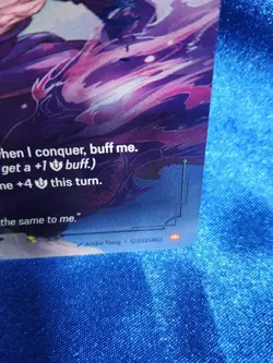 Riftbound Sett - Brawler Card 232*/221 Overnumbered Signature - Image 5