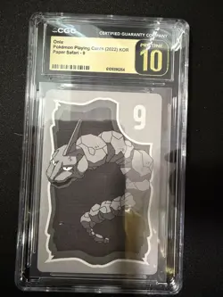 Nintendo Onix Pokemon Playing Cards Paper Safari #9 Korean 2022 CGC 10 Lot of 2 - Image 2