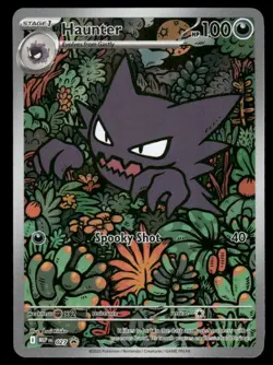 Pokemon Cards Haunter 027 Mega Evolutions Illustration Rare Promo NM - Image 1