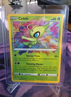 Pokemon Card TCG Celebi 009/185 Amazing Rare Vivid Voltage Near Mint! - Image 1