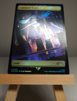 MTG Magic The Gathering - Hatsune Miku Command Tower Rainbow Foil - Secret Lair - Image 2