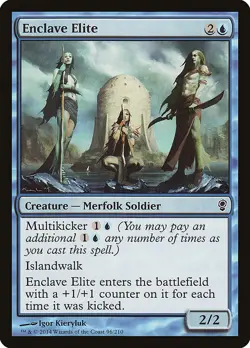1x Enclave Elite - NM MTG Foil - Worldwake - Image 1