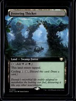 Festering Thicket - 41 - EOC - NM - MTG Magic the Gathering - Image 1