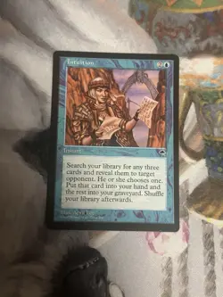 Intuition Tempest Magic The Gathering MTG ~Premodern~ - Image 1