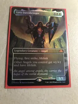 Lyra Dawnbringer (Borderless) #413 *Foil* (NM) - Dominaria Remastered MTG - Image 1