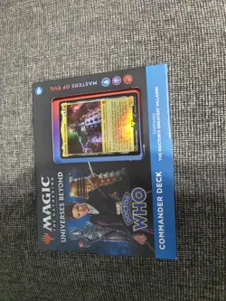 Magic The Gathering Universes Beyond Doctor Who Commander Deck Masters Of Evil - Image 1