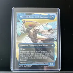 Malcolm, Keen-Eyed Navigator (Borderless | NM) - Image 1