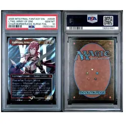 Magic MTG Lightning Army of One FF CHAR Borderless Surge Foil #0545 PSA 10 - Image 1