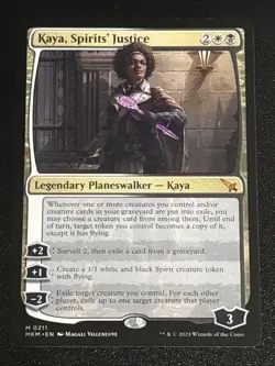MTG Murders at Karlov Manor Kaya, Spirits' Justice 0211 NM Mythic - Image 1
