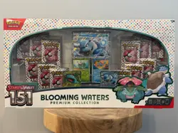Pokemon TCG: Scarlet & Violet 151 Blooming Waters Premium Collection Box Sealed - Image 1