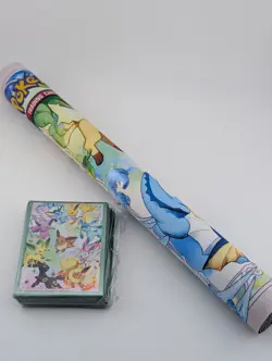 Pokemon Playmat & Deck Sleeves- Prismatic Evolutions SPC Eeveelution TCG - Image 1