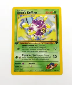 Pokemon Gym Challenge Koga's Koffing 1st Edition 48/132 DA043199 - Image 1