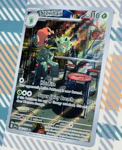 Scovillain Full Art Holo Illustration Rare Scarlet & Violet Base Set 202/198 NM - Image 1